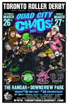 2011 Quad City Chaos Poster. 