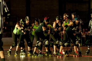 ToRD's Chicks Ahoy! kicked off the tournament with a minor upset over Rideau Valley's Riot Squad. (Photo by Joe Mac)
