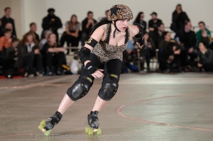 Gores rookie Lexi Con is on pace to amass record jammer stats for a rookie.  (Photo by Greg Russell)