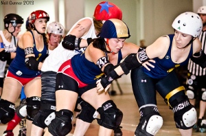 The Bruisers defeated the Montreal Sexpos in August. (Photo by Neil Gunner)