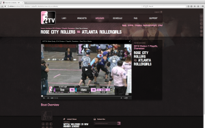 If you want to see flat track roller derby at its finest, you can do no better than the first half of the Rose City vs. Atlanta game at the WFTDA Division 1 Playoffs (watch on WFTDA.TV)